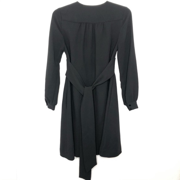 🆕﻿Kate Spade Tie Waist Dress, NWT✨Size 14, black - Picture 6 of 14